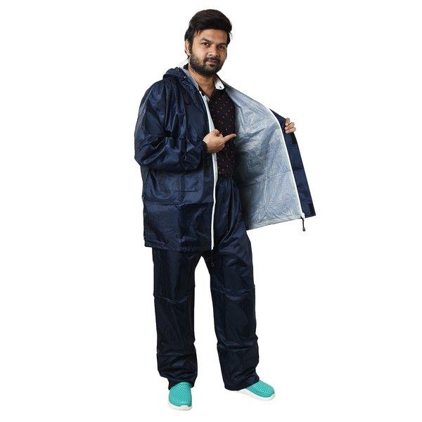 Navy Raincoat Suit